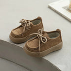 Children's Retro -Up Sneakers - Chunky Flat Sole