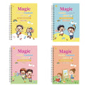 Children's Reusable Magic Practice Copybook Set - Tracing Guides
