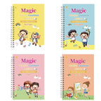 Children's Reusable Magic Practice Copybook Set - Tracing Guides