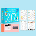 Children's Reusable Writing Practice Set - Line Tracing and Drawing