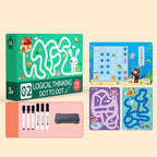 Children's Reusable Writing Practice Set - Line Tracing and Drawing