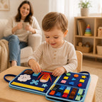 Children’s Sensory Busy Board Set - Foldable Activity Panels