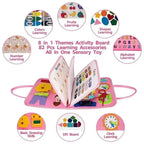 Children’s Sensory Busy Board Set - Foldable Activity Panels