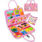 Children's Sensory Busy Board Set - Foldable Activity Panels