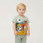 Children's Short-Sleeve T-shirt - Farm Animal Print