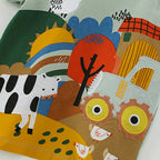 Children's Short-Sleeve T-shirt - Farm Animal Print