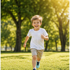 Children's Sports Sneakers - -Up Wide Toe Box