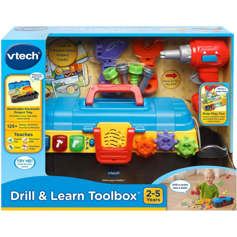 Children's STEM Toy Toolbox - Multicolor