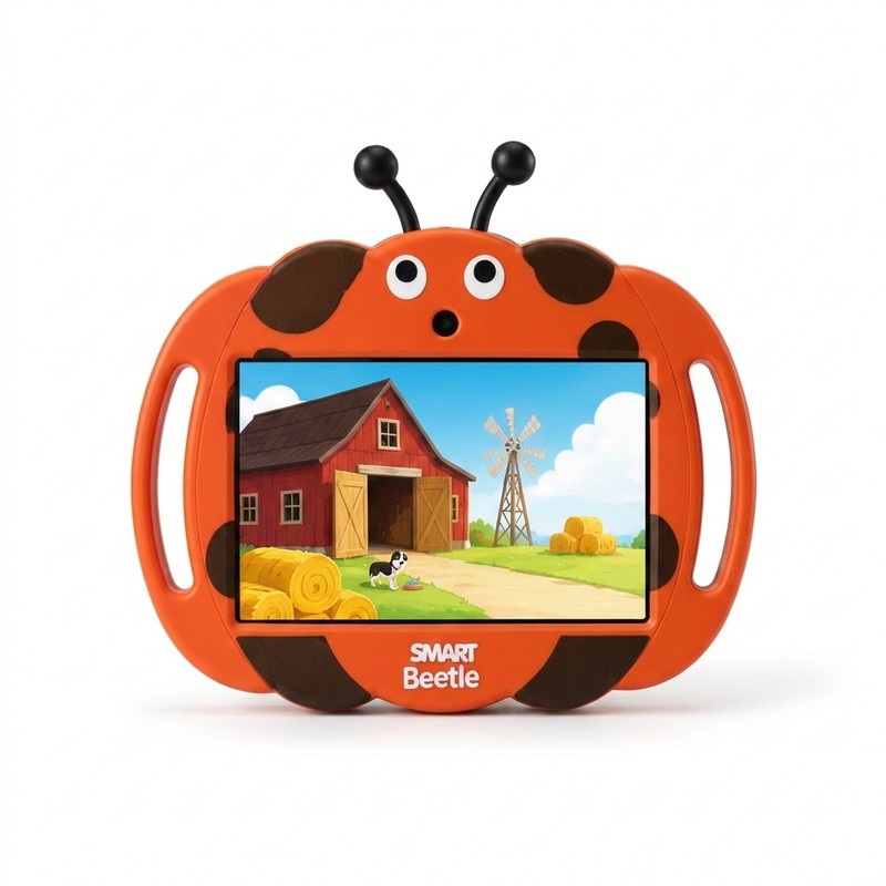 Children's Tablet with Protective Case - Smart Beetle