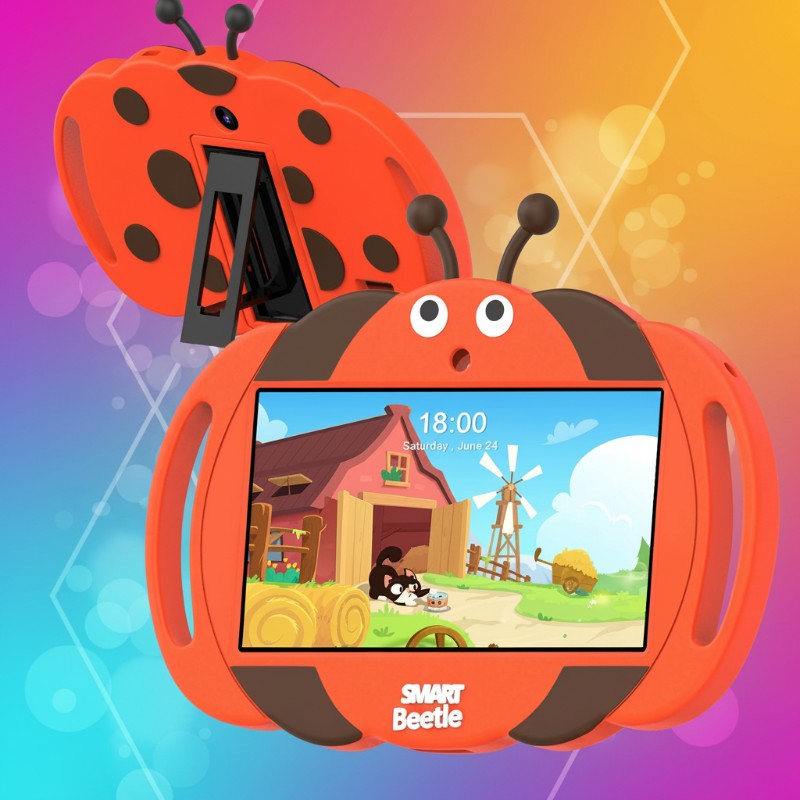 Children's Tablet with Protective Case - Smart Beetle