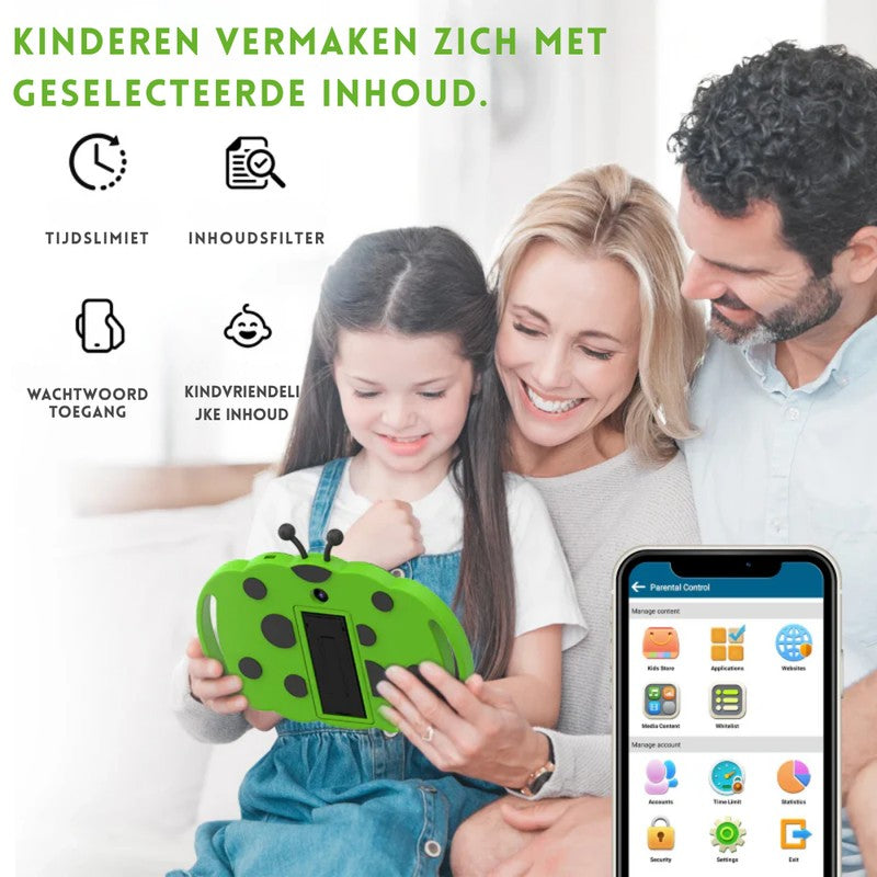Children's Tablet with Protective Case - Smart Beetle