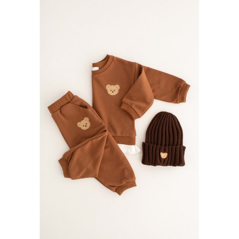 Children's Teddy Bear Tracksuit - Two-Piece Set