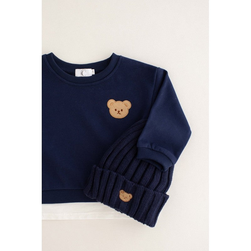 Children's Teddy Bear Tracksuit - Two-Piece Set
