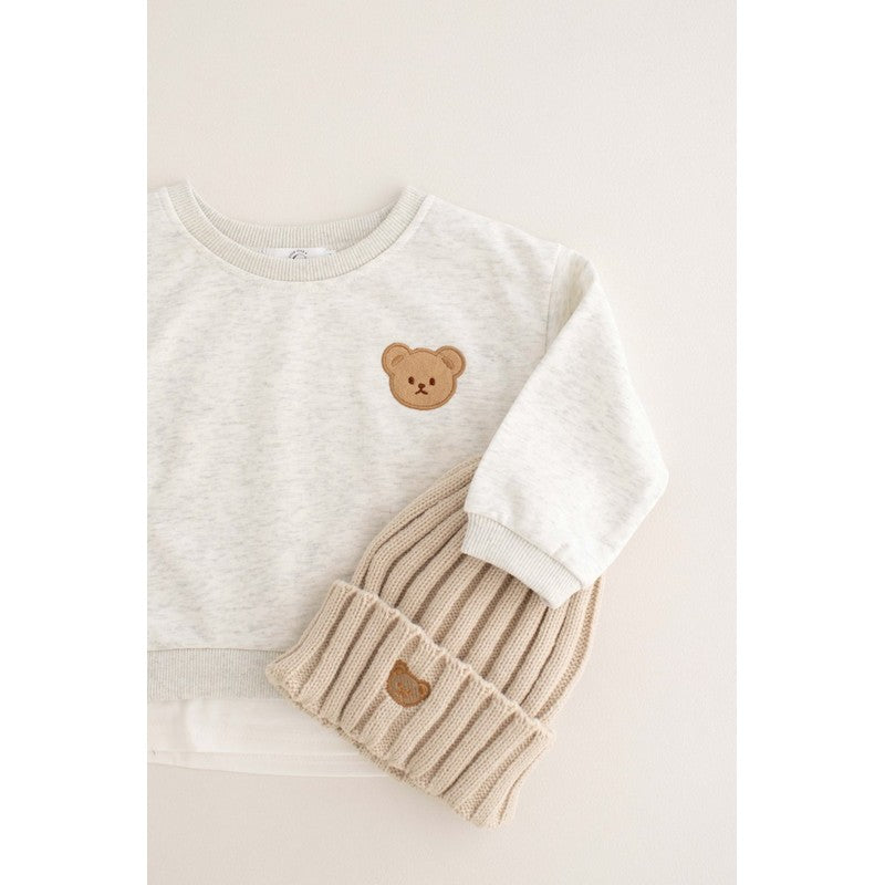 Children's Teddy Bear Tracksuit - Two-Piece Set