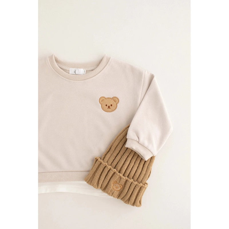 Children's Teddy Bear Tracksuit - Two-Piece Set