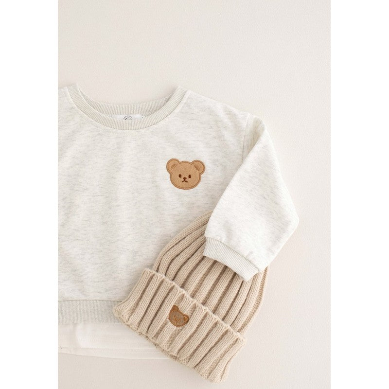 Children's Teddy Bear Tracksuit - Two-Piece Set