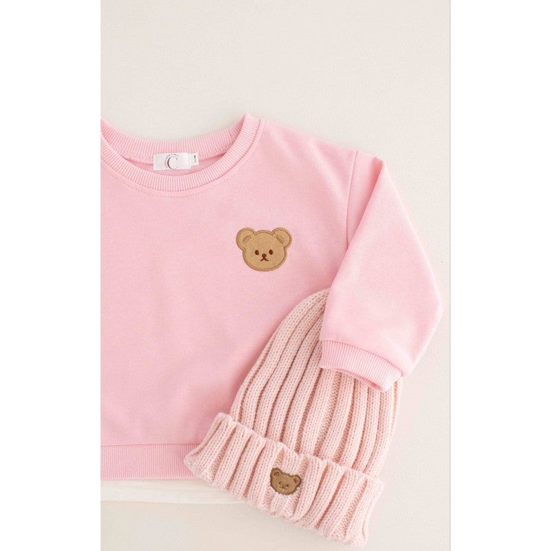 Children's Teddy Bear Tracksuit - Two-Piece Set