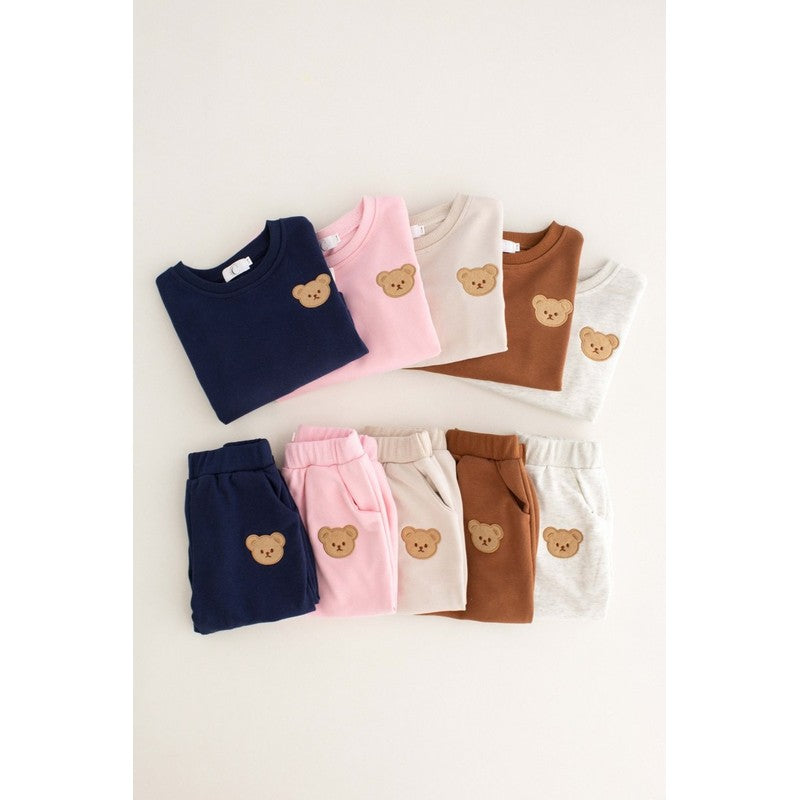 Children's Teddy Bear Tracksuit - Two-Piece Set