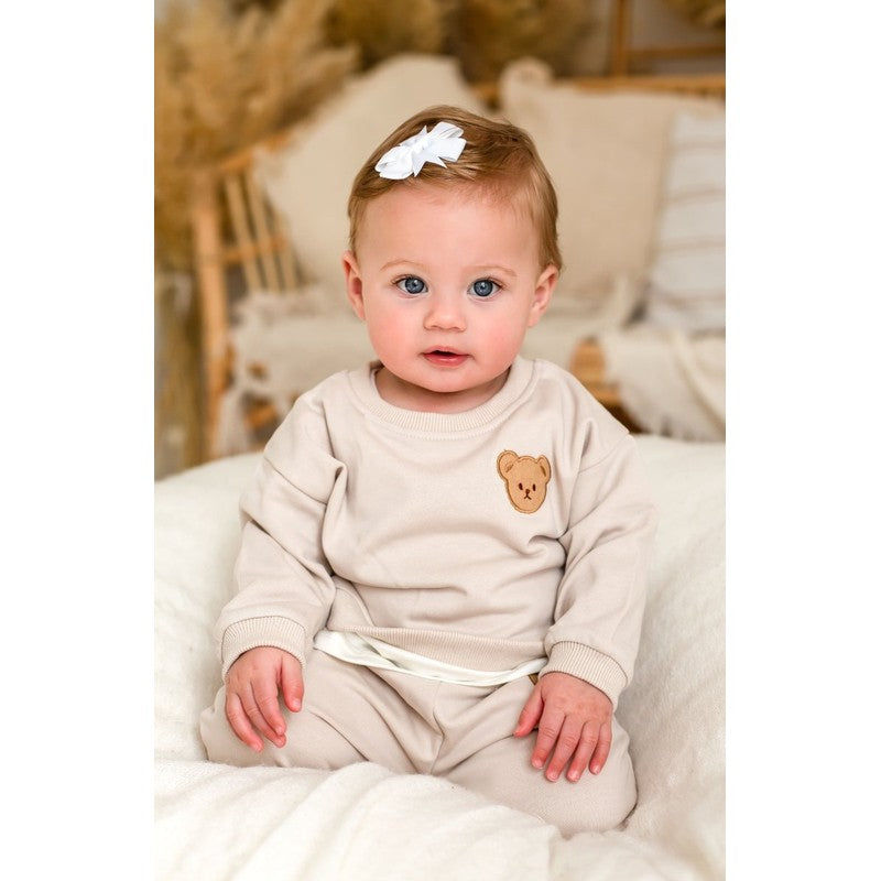 Children's Teddy Bear Tracksuit - Two-Piece Set