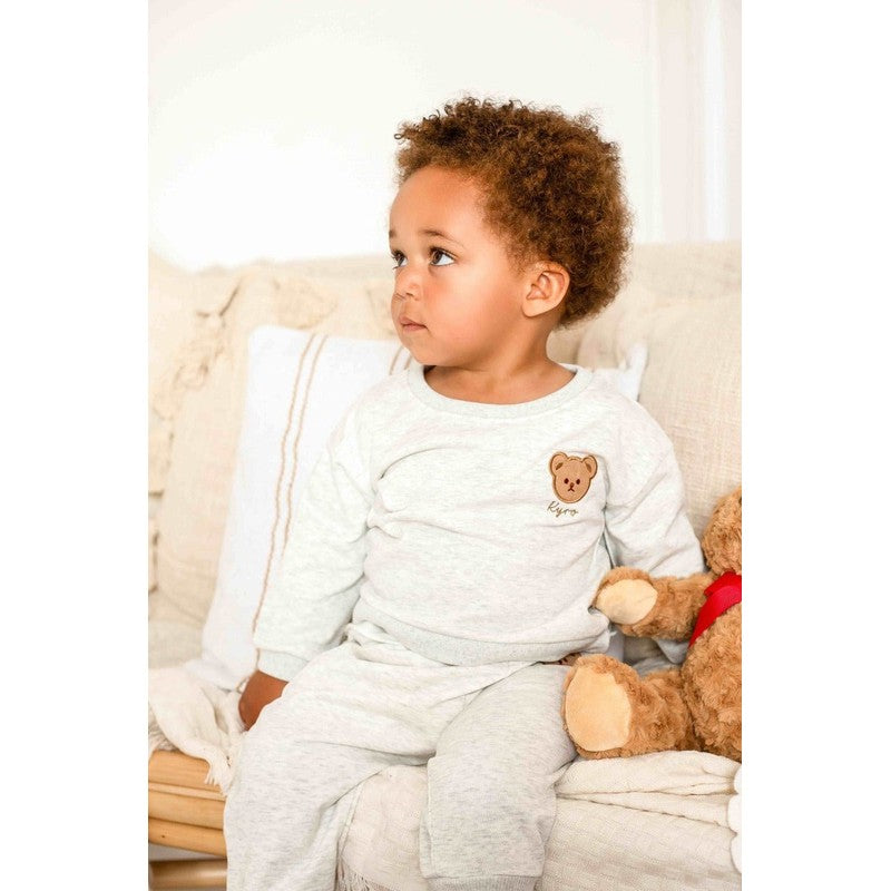 Children's Teddy Bear Tracksuit - Two-Piece Set