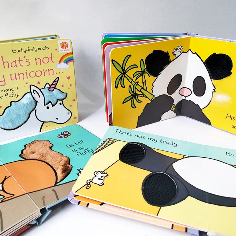 Children's Touch-and-Feel Board Book Set - Animal Themes