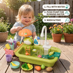 Children's Toy Play Sink Set with Water Circulation System