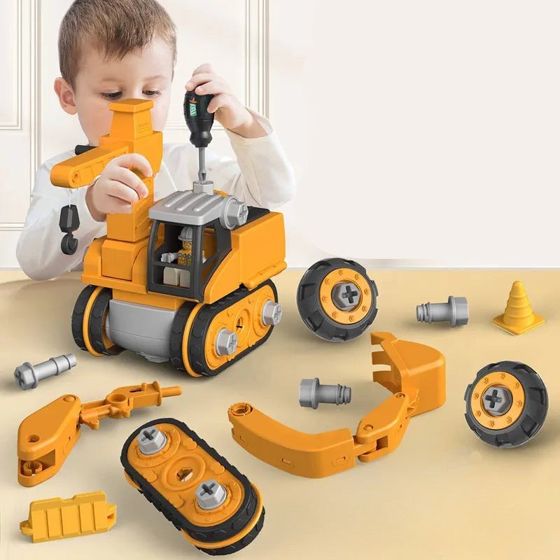 Children's Vehicle Set - Interchangeable Parts