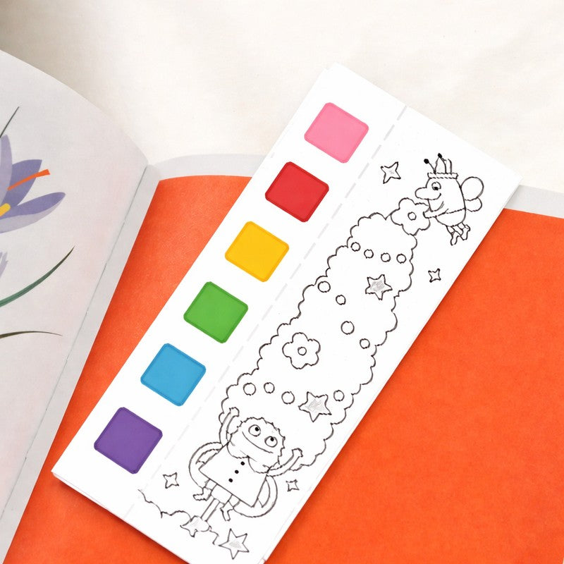 Children's Watercolour Painting Book - Mess-Free Water-Activated