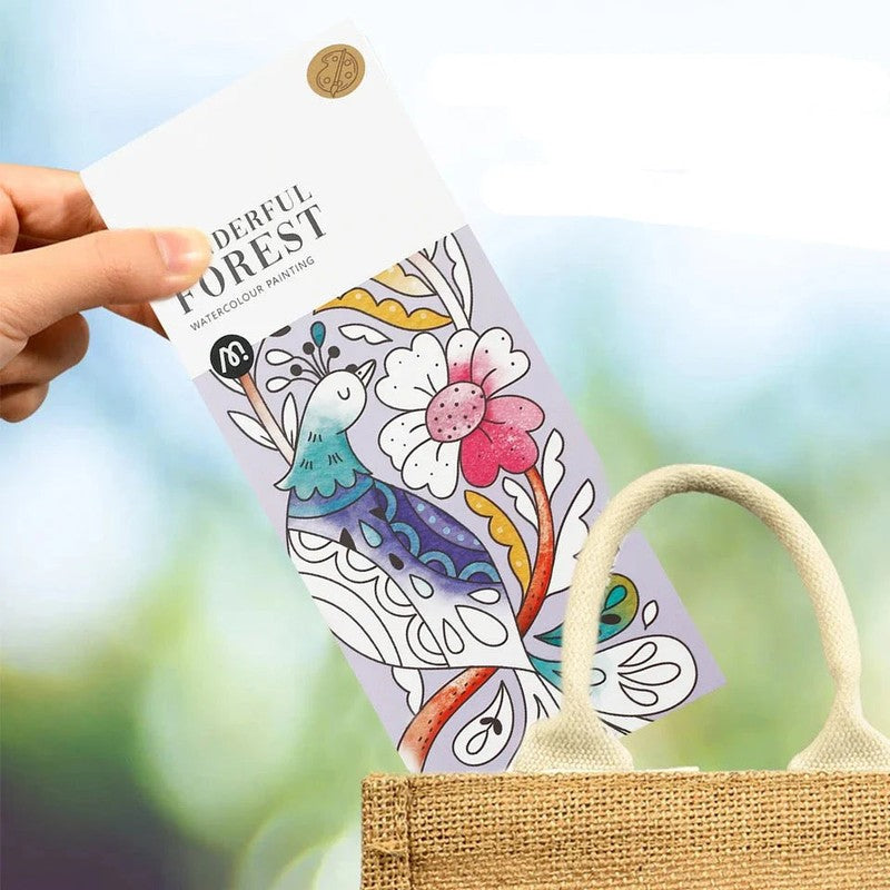 Children's Watercolour Painting Book - Mess-Free Water-Activated