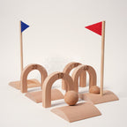 Children's Wooden Golf Toy Set - Montessori Learning Game
