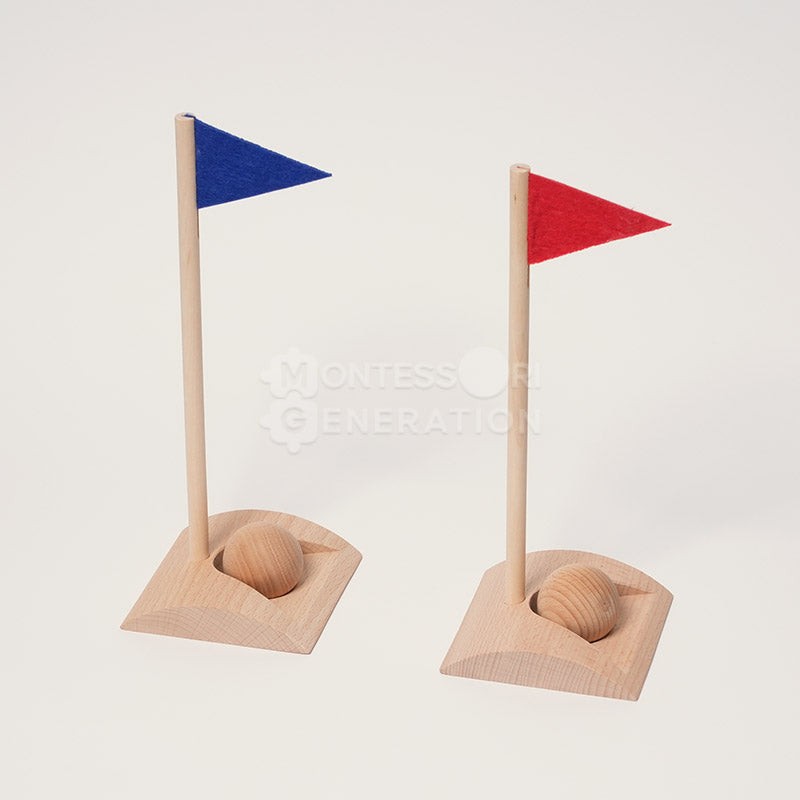 Children's Wooden Golf Toy Set - Montessori Learning Game