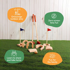 Children's Wooden Golf Toy Set - Montessori Learning Game