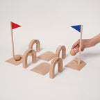 Children's Wooden Golf Toy Set - Montessori Learning Game