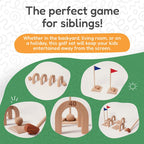 Children's Wooden Golf Toy Set - Montessori Learning Game