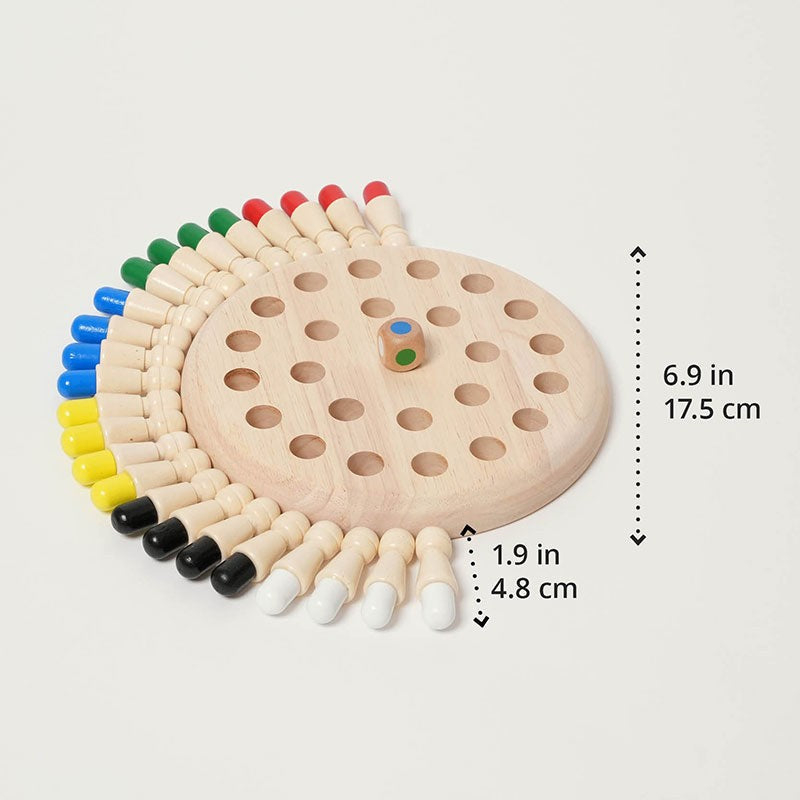Children's Wooden Memory Board Game - Multiplayer Set