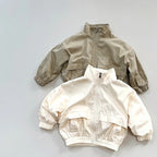 Children's Zip-Up Jacket - Stand-Up Collar