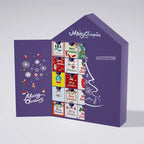 Christmas Advent Calendar Gift Box - House-Shaped with Multiple Drawers