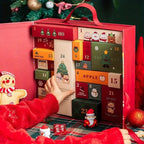 Christmas Advent Calendar Set - Rigid Gift Box with 24 Numbered Inner Boxes