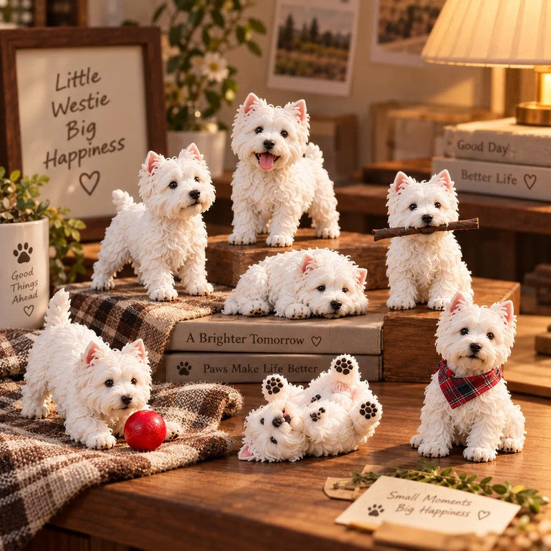 Christmas Advent Calendar Set - Westie Themed Ornaments