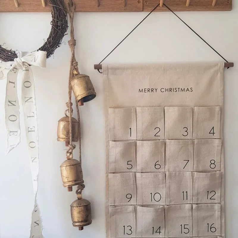 Christmas Advent Calendar - Wall-Hanging 24-Pocket