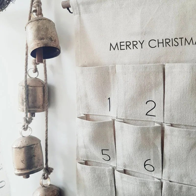 Christmas Advent Calendar - Wall-Hanging 24-Pocket