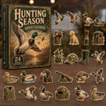 Christmas Advent Calendar with 24 Collectible Duck Hunting Ornaments