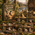 Christmas Advent Calendar with 24 Collectible Duck Hunting Ornaments