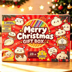 Christmas Advent Calendar with Squishy Dumpling Toys - Multiple Colors