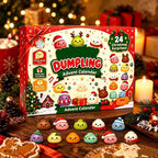 Christmas Advent Calendar with Squishy Dumpling Toys - Multiple Colors