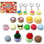 Christmas Advent Calendar with Squishy Dumpling Toys - Multiple Colors