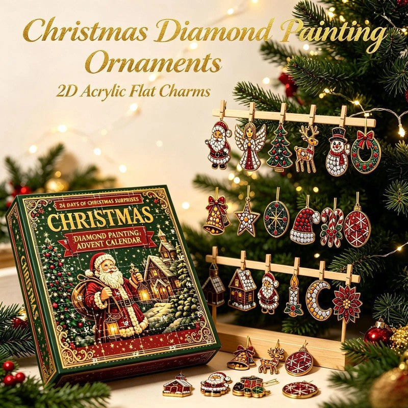 Christmas Diamond Painting Advent Calendar – Santa Claus