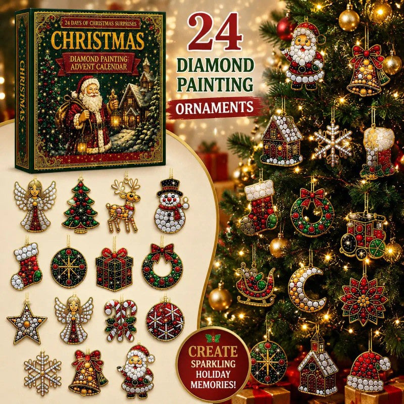 Christmas Diamond Painting Advent Calendar – Santa Claus