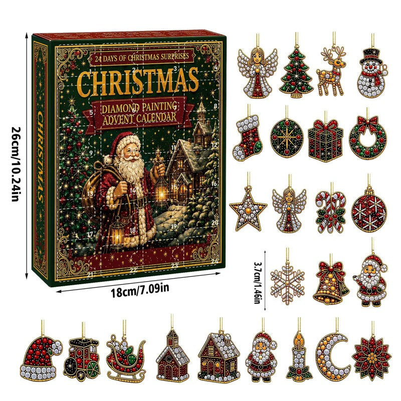 Christmas Diamond Painting Advent Calendar – Santa Claus