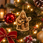 Christmas Gift Set - Bigfoot Camping Advent Calendar with 24 Ornaments